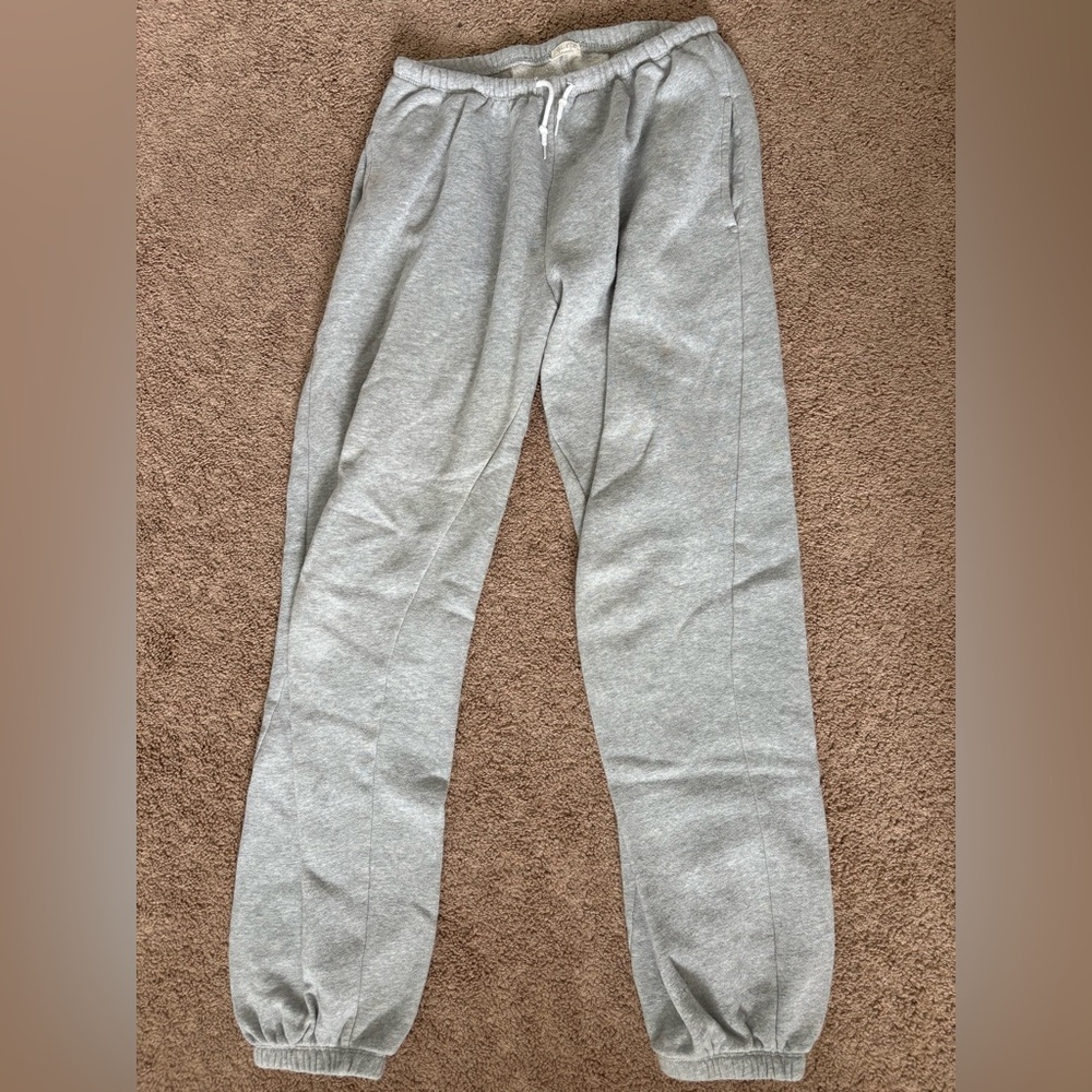 John Galt Grey Brandy Melville Cuffed Sweatpants Excellent Quality